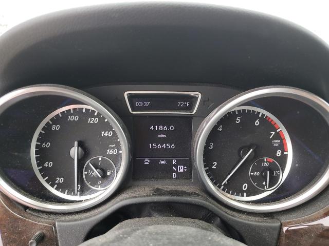 4JGDA5HB9CA024115 - 2012 MERCEDES-BENZ ML 350 4MATIC WHITE photo 9