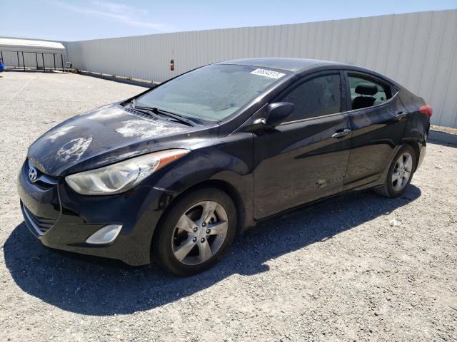 KMHDH4AE1CU390563 - 2012 HYUNDAI ELANTRA GLS BLACK photo 1