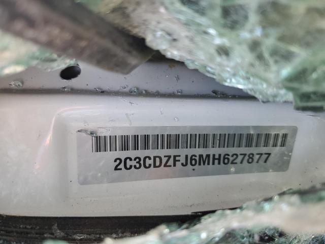 2C3CDZFJ6MH627877 - 2021 DODGE CHALLENGER R/T SCAT PACK WHITE photo 12