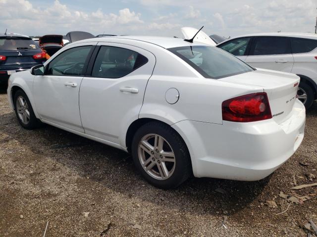 1C3CDZCB9CN312266 - 2012 DODGE AVENGER SXT WHITE photo 2