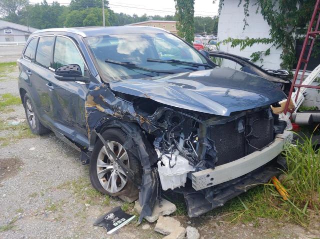 5TDKKRFH3ES037049 - 2014 TOYOTA HIGHLANDER XLE Dəniz mavisi foto 1