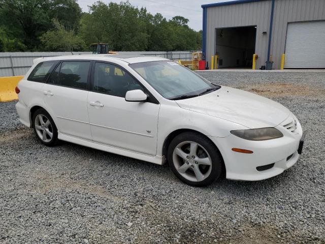 1YVHP82D245N60943 - 2004 MAZDA 6 S WHITE photo 4