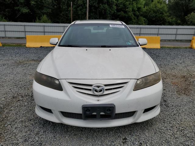 1YVHP82D245N60943 - 2004 MAZDA 6 S WHITE photo 5