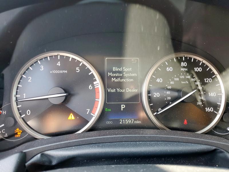 JTJGARBZXM5035484 - 2021 LEXUS NX 300 BASE ვერცხლისფერი ფოტო 9