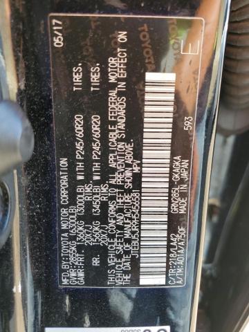 JTEBU5JR9H5456581 - 2017 TOYOTA 4RUNNER SR5/SR5 PREMIUM 黑色 照片 12