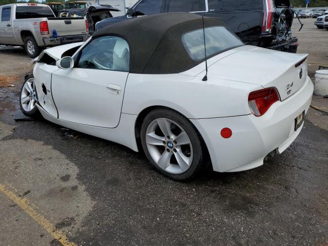 4USBU33507LW70835 - 2007 BMW Z4 3.0 WHITE photo 2