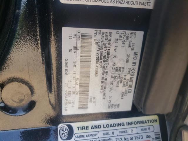 5LMFU27558LJ15689 - 2008 LINCOLN NAVIGATOR შავი ფოტო 13
