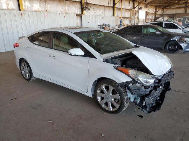 5NPDH4AE5DH280213 - 2013 HYUNDAI ELANTRA GLS WHITE photo 4