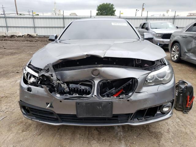 WBA5A7C55FG142702 - 2015 BMW 528 XI GRAY photo 5