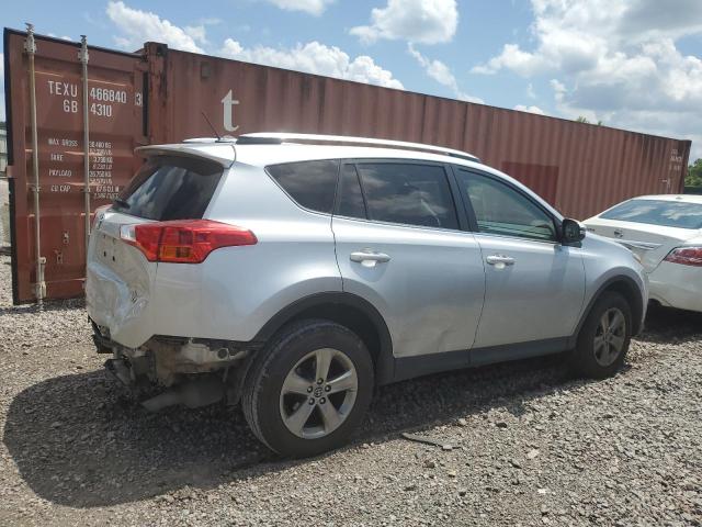 JTMWFREV4FD076369 - 2015 TOYOTA RAV4 XLE SILVER photo 3