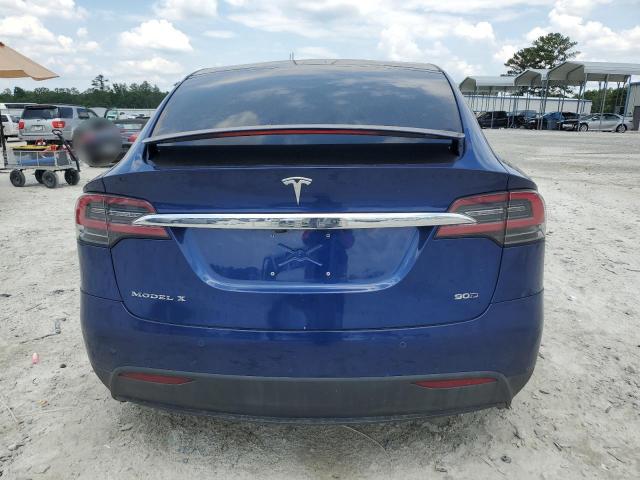 5YJXCAE22GF003998 - 2016 TESLA MODEL X BLUE photo 6