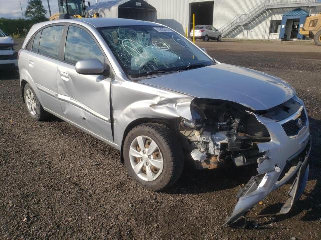 KNADH5B39B6754347 - 2011 KIA RIO BASE GRAY photo 1