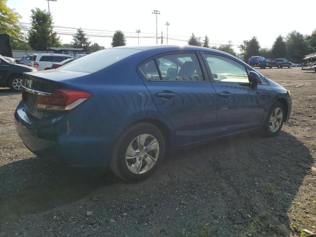 19XFB2F54DE206955 - 2013 HONDA CIVIC LX BLUE photo 3