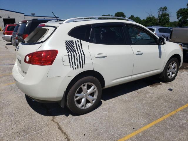 JN8AS58VX9W163703 - 2009 NISSAN ROGUE S WHITE photo 3