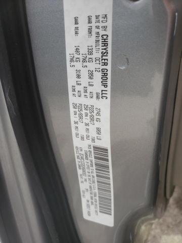 2C4RC1CG5DR606922 - 2013 CHRYSLER TOWN & COU TOURING L SILVER photo 14