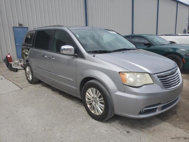 2C4RC1CG5DR606922 - 2013 CHRYSLER TOWN & COU TOURING L SILVER photo 4