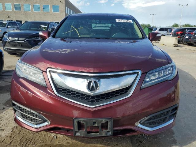 5J8TB4H34HL016100 - 2017 ACURA RDX BURGUNDY photo 5