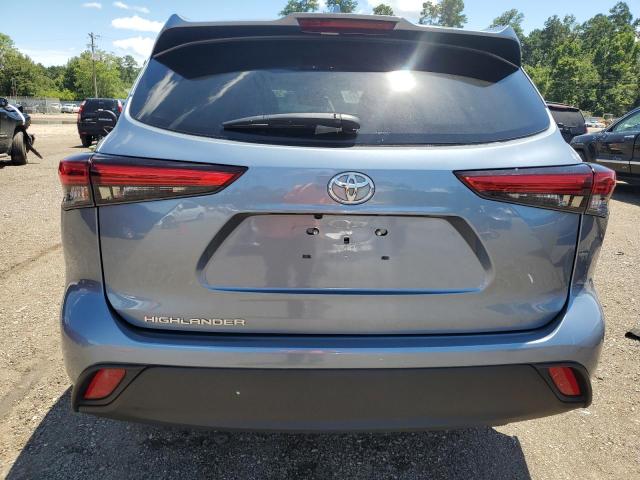 5TDGZRAHXLS020951 - 2020 TOYOTA HIGHLANDER XLE Azul foto 6