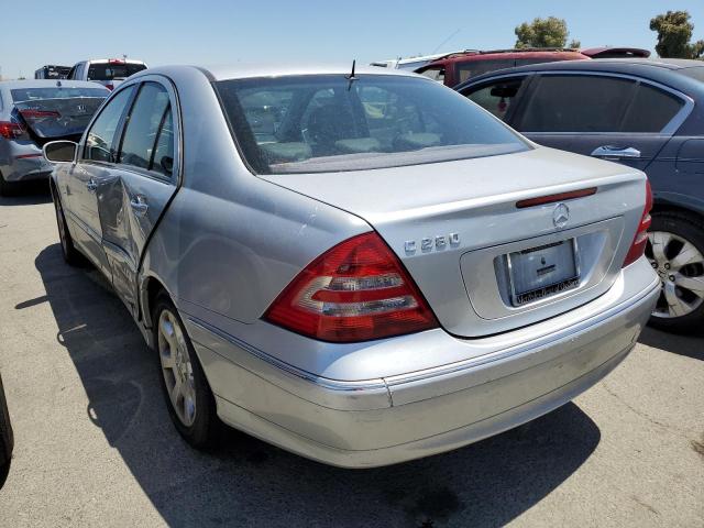 WDBRF54H06A831423 - 2006 MERCEDES-BENZ C 280 SILVER photo 2