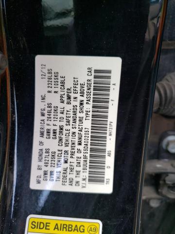 19UUA9F55DA002057 - 2013 ACURA TL TECH BLACK photo 12