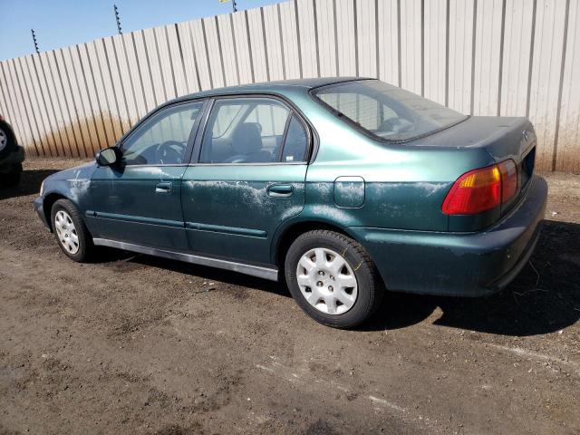 2HGEJ6612XH512274 - 1999 HONDA CIVIC BASE GREEN photo 2