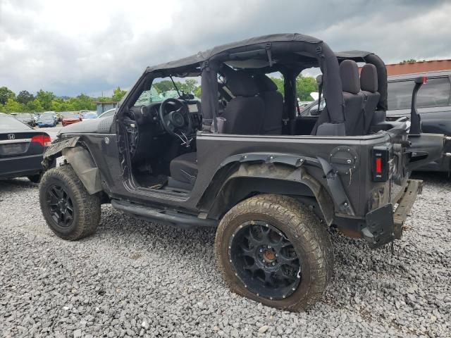 1C4AJWAG1EL299780 - 2014 JEEP WRANGLER SPORT BLACK photo 2