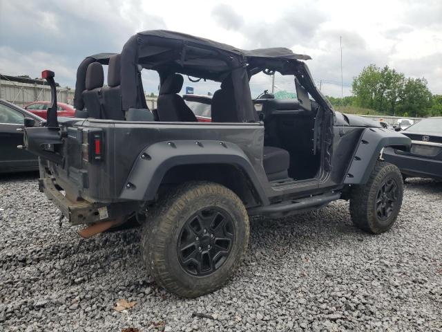 1C4AJWAG1EL299780 - 2014 JEEP WRANGLER SPORT BLACK photo 3