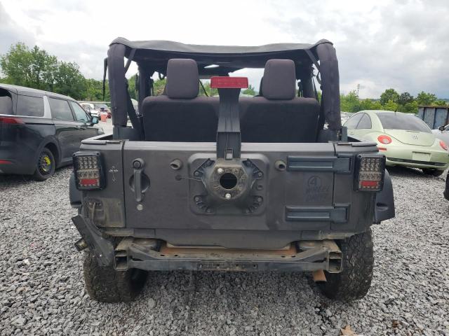 1C4AJWAG1EL299780 - 2014 JEEP WRANGLER SPORT BLACK photo 6