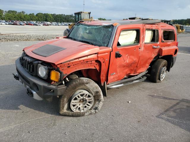 5GTEN13E098102555 - 2009 HUMMER H3 ORANGE photo 1