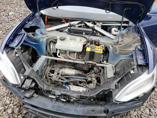 5YJSA1E46GF122834 - 2016 TESLA MODEL S Синій фото 11