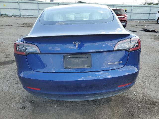 5YJ3E1EC8LF603503 - 2020 TESLA MODEL 3 BLUE photo 6