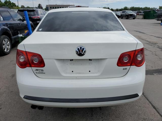 3VWRF81K66M702833 - 2006 VOLKSWAGEN JETTA 2.5 WHITE photo 6