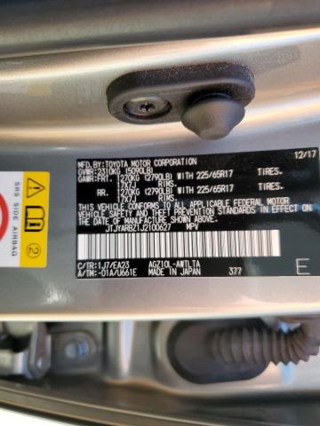 JTJYARBZ1J2100627 - 2018 LEXUS NX 300 BASE Boz foto 12