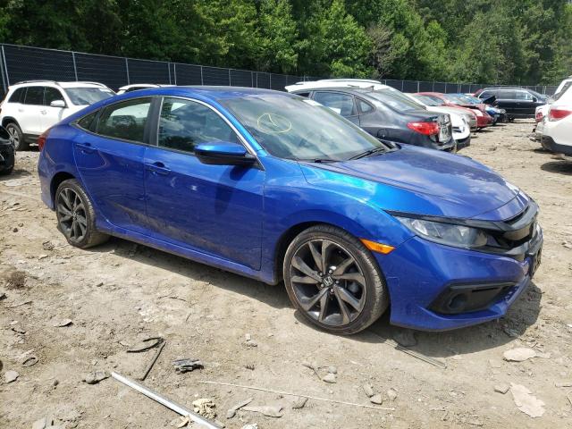 2HGFC2F89KH532700 - 2019 HONDA CIVIC SPORT 蓝色 照片 4