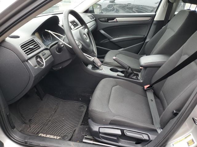 1VWAT7A36EC109546 - 2014 VOLKSWAGEN PASSAT S GRAY photo 7