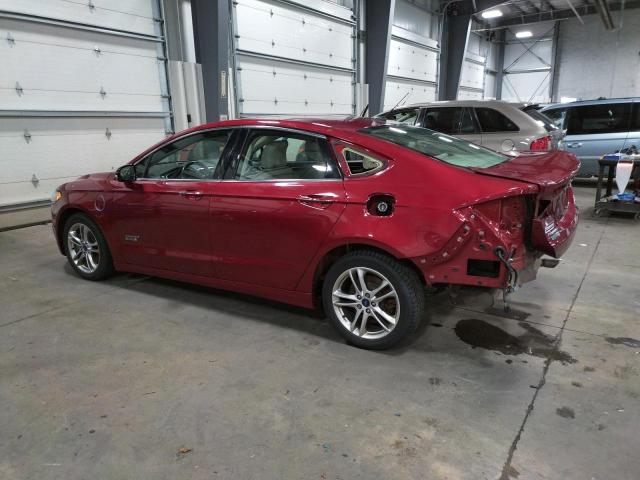 3FA6P0SU6HR294544 - 2017 FORD FUSION TITANIUM PHEV MAROON photo 2