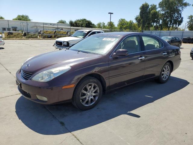 JTHBA30G740018438 - 2004 LEXUS ES 330 BURGUNDY photo 1