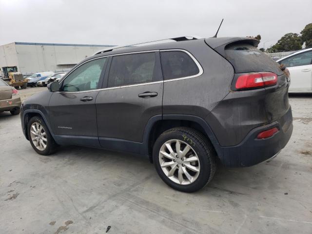 1C4PJLDBXFW580050 - 2015 JEEP CHEROKEE LIMITED GRAY photo 2