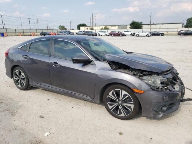 19XFC1F76GE001828 - 2016 HONDA CIVIC EXL ნაცრისფერი ფოტო 4