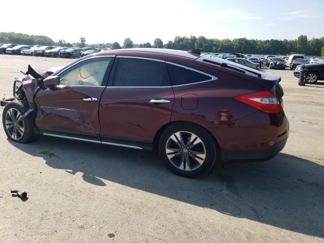 5J6TF2H59DL001833 - 2014 HONDA CROSSTOUR EXL მუქწითელი ფოტო 2