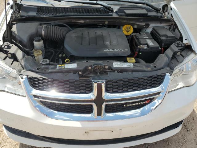 2C4RDGCG3GR325562 - 2016 DODGE GRAND CARA SXT WHITE photo 12