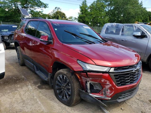 1GNERJKW8NJ155892 - 2022 CHEVROLET TRAVERSE RS RED photo 4