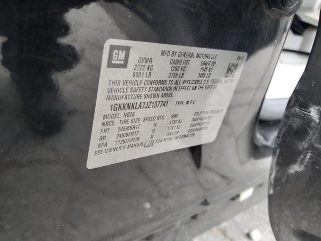 1GKKNKLA7JZ137741 - 2018 GMC ACADIA SLE Schwarz Foto 13