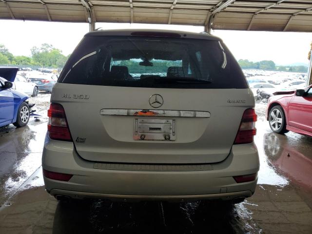 4JGBB8GB8AA532418 - 2010 MERCEDES-BENZ ML 350 4MATIC SILVER photo 6