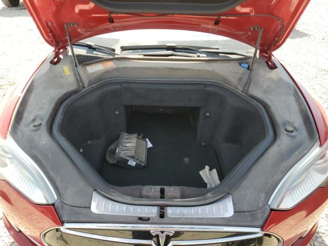 5YJSA1DP1DFP11605 - 2013 TESLA MODEL S Червоний фото 11