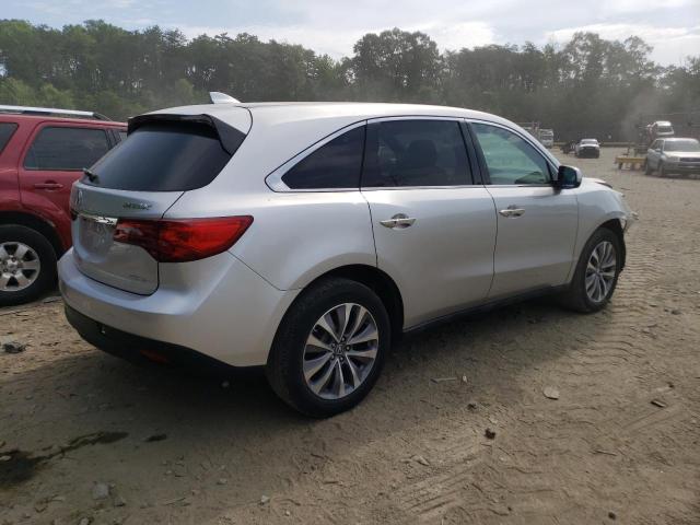 5FRYD4H43EB041574 - 2014 ACURA MDX TECHNOLOGY SILVER photo 3