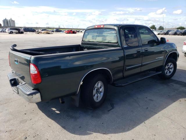 5TBRU34105S453371 - 2005 TOYOTA TUNDRA ACCESS CAB SR5 GREEN photo 3