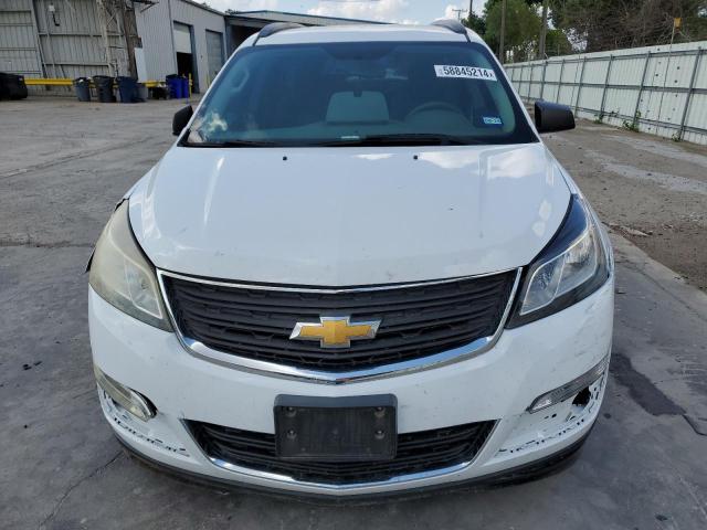 1GNKRFKD5HJ153536 - 2017 CHEVROLET TRAVERSE LS WHITE photo 5