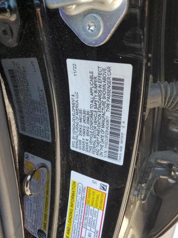 1HGCV3F23NA043971 - 2022 HONDA ACCORD HYBRID SPORT BLACK photo 12