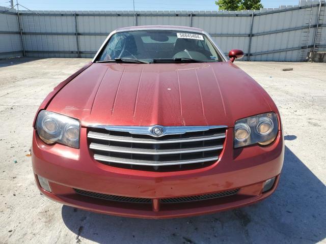 1C3AN69L74X001220 - 2004 CHRYSLER CROSSFIRE LIMITED RED photo 5